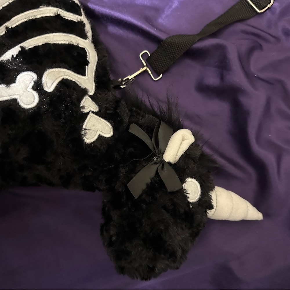 Women’s gothic Skeleton Unicorn Purse